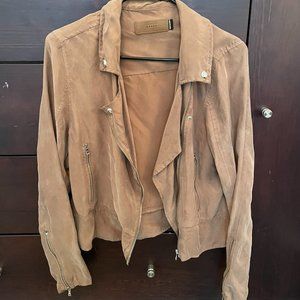 blanknyc suede moto jacket